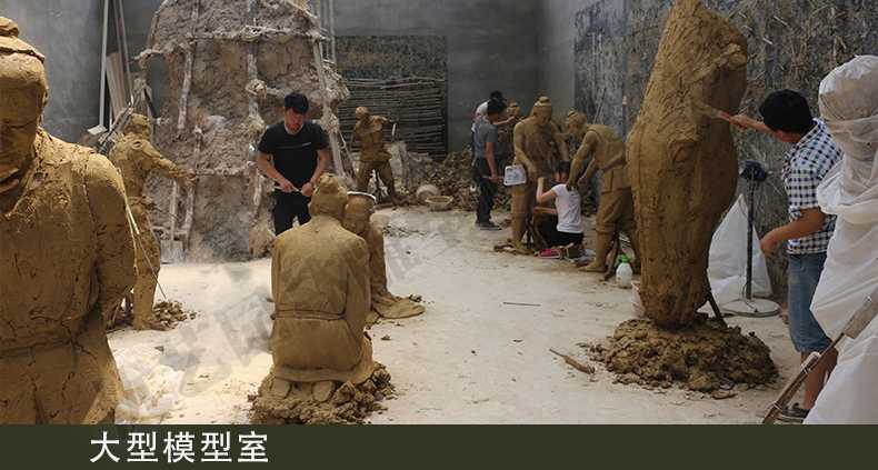 銅雕塑模型室，銅雕塑模型